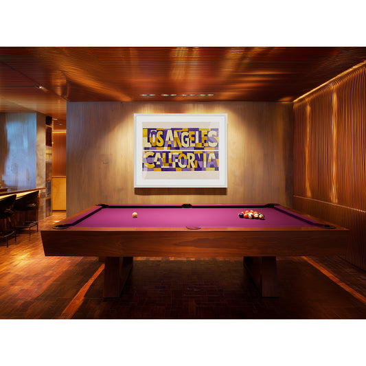 Los Angeles Block Print