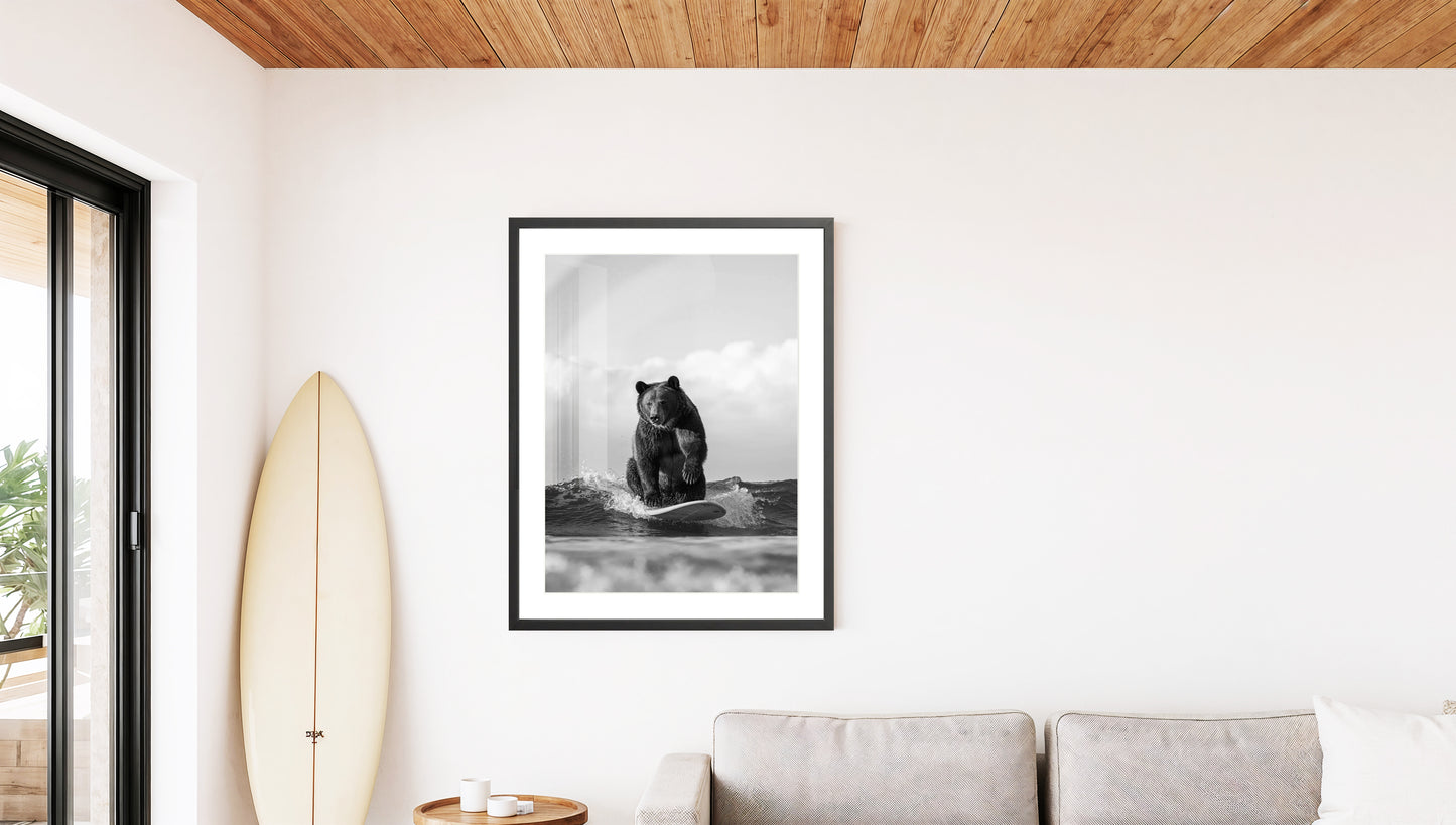 Golden Bear Surf (B&W)
