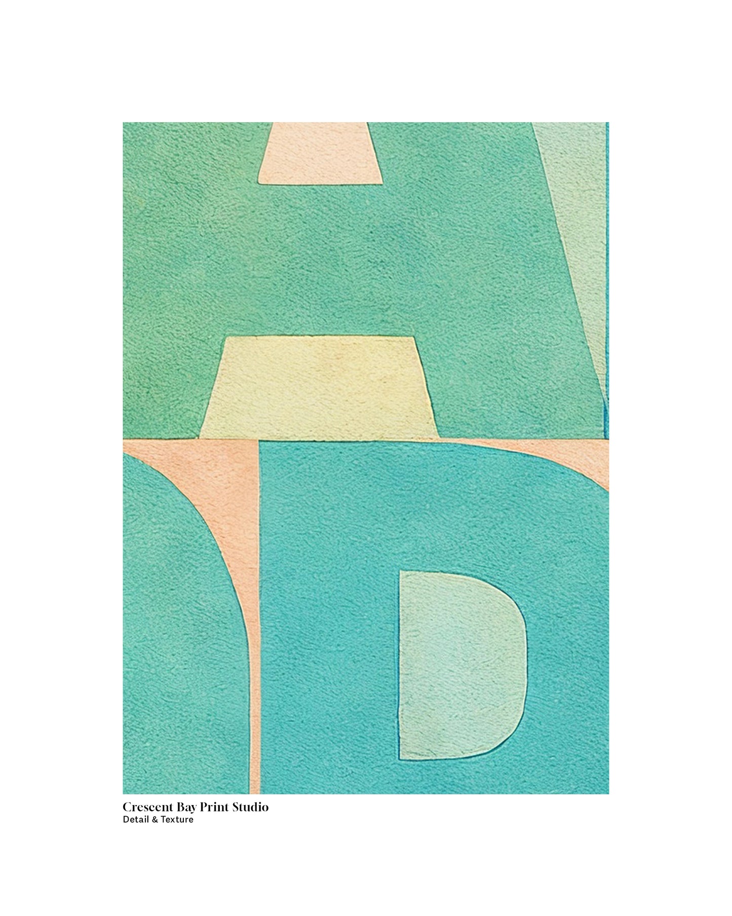 Miami Florida Block Print