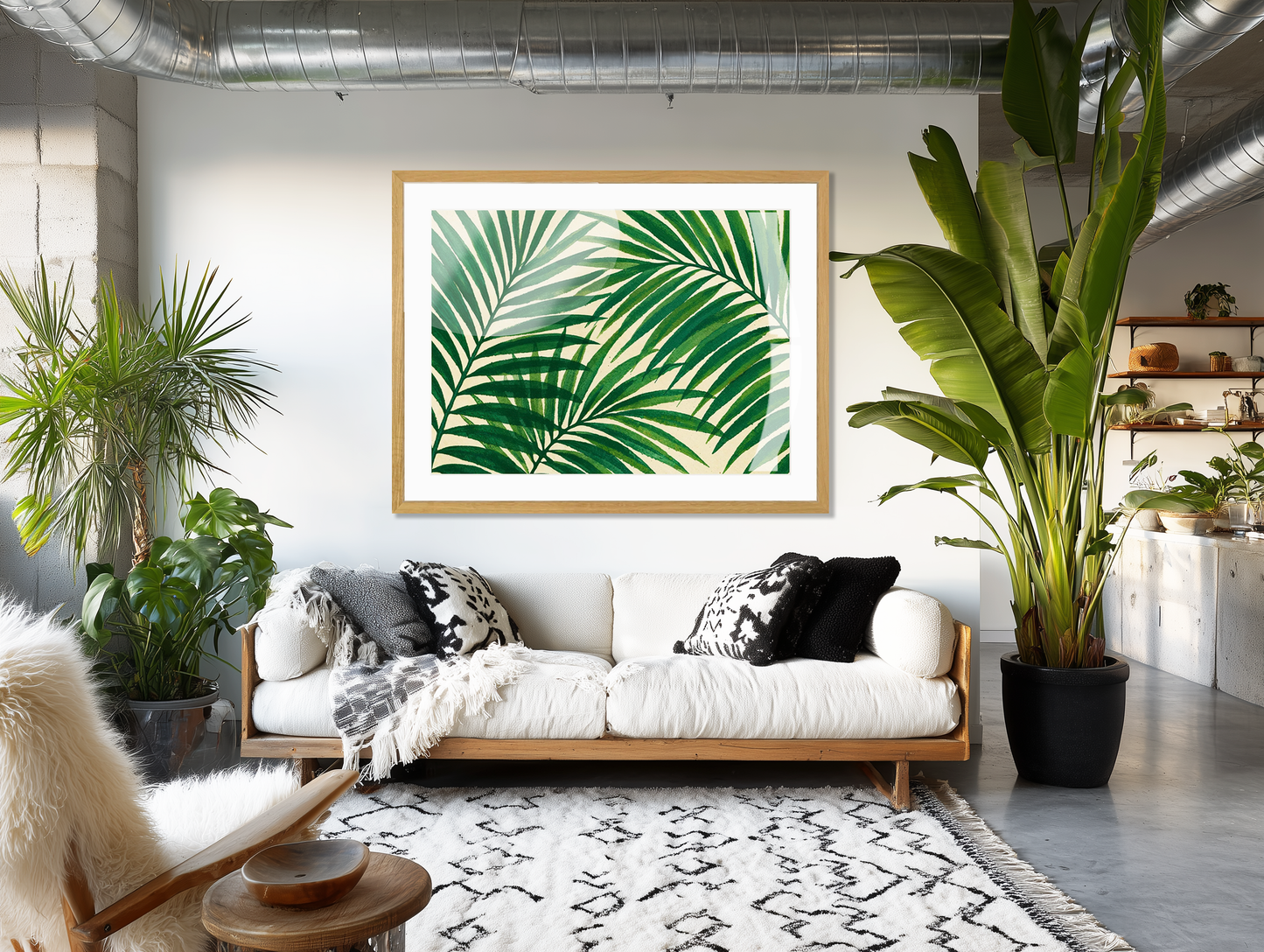 Tres Palm Fronds