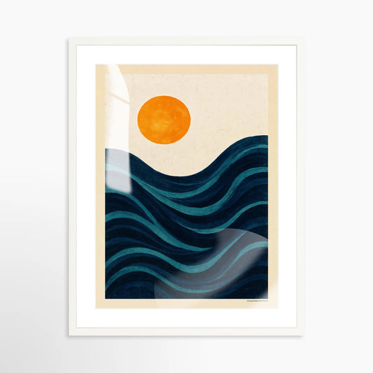 The Rising Sun at Sea