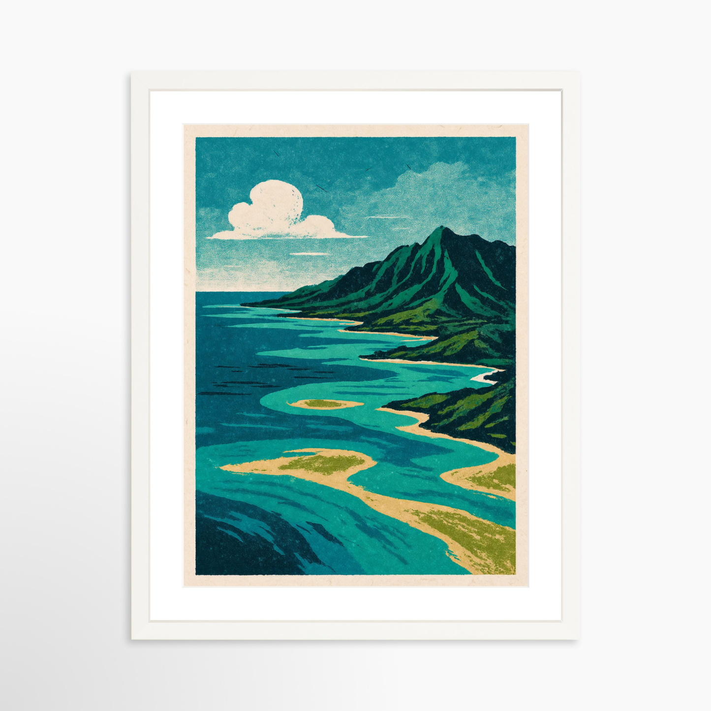 24 x 30 / White