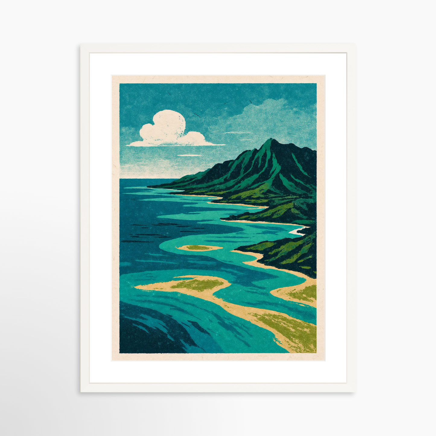 30 x 38 / White