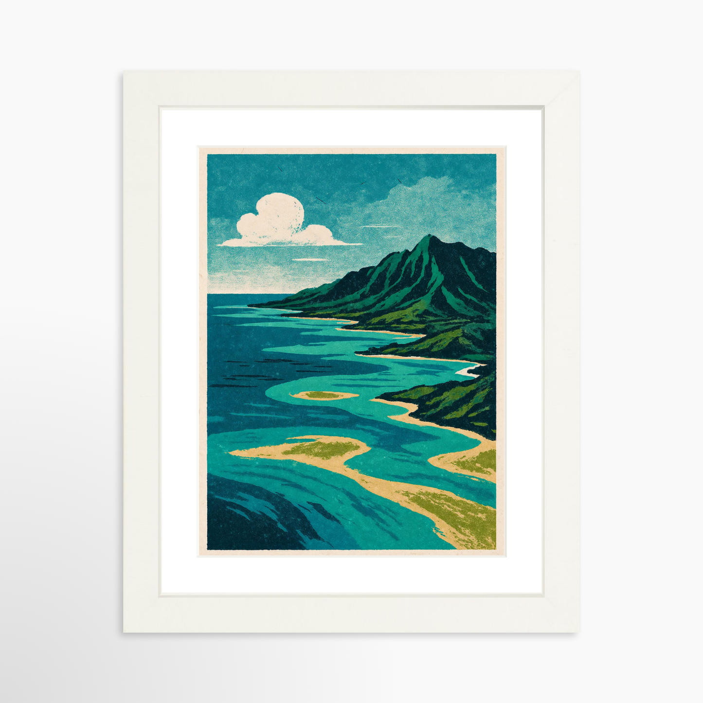 9 x 12 / White