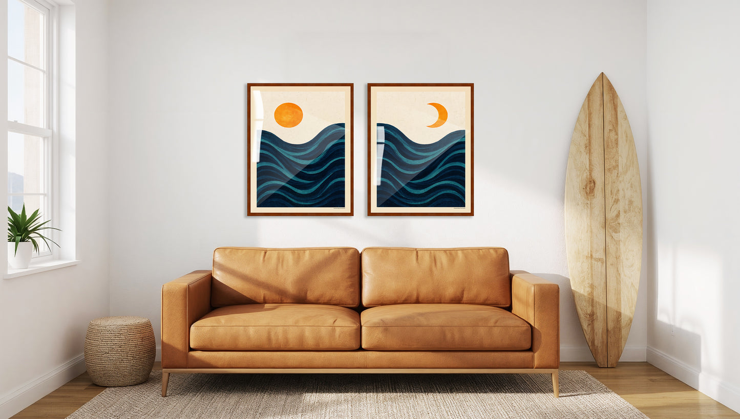 The Moon at Sea